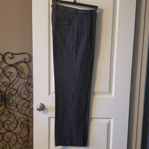 Perry Ellis Classic Fit Navy stripped pants